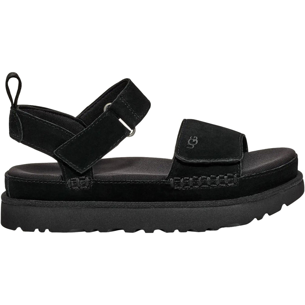 UGG Goldenstar Women's Sandals Black Suede