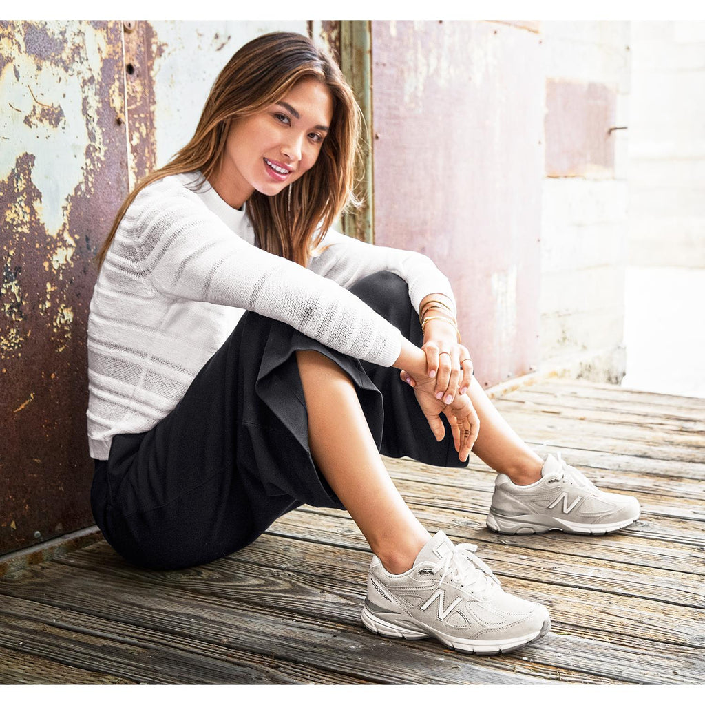 New Balance W990GL4 Running Women's Running Shoes Grey/Castlerock Leather/Mesh