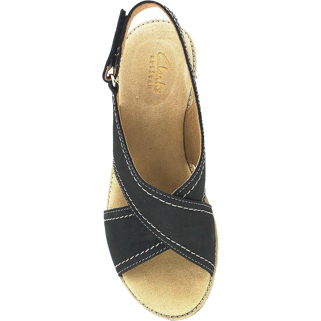 Clarks Aisley Tulip Women's Black Nubuck