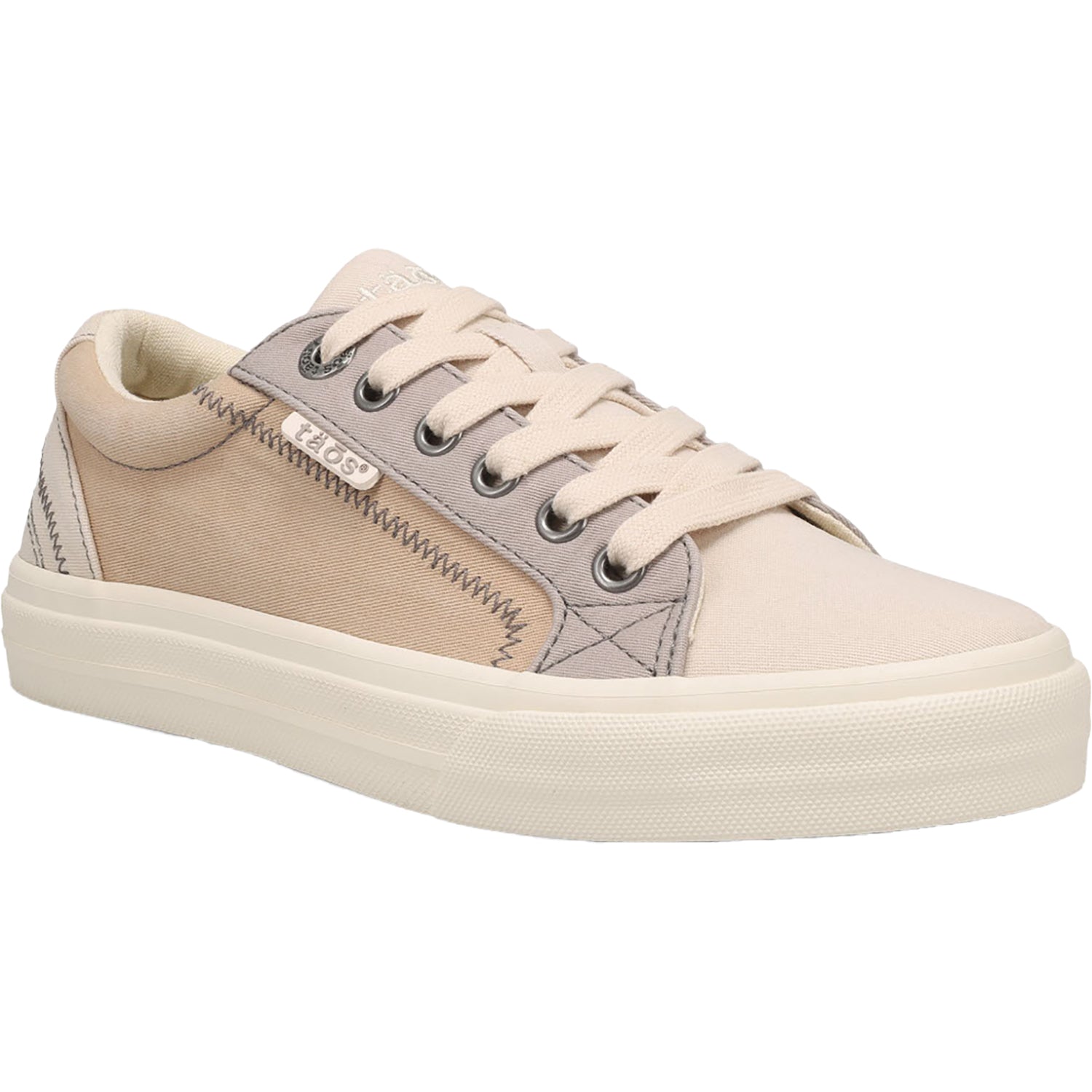Taos Plim Soul Women's Sneakers Ecru/Tan Multi Canvas