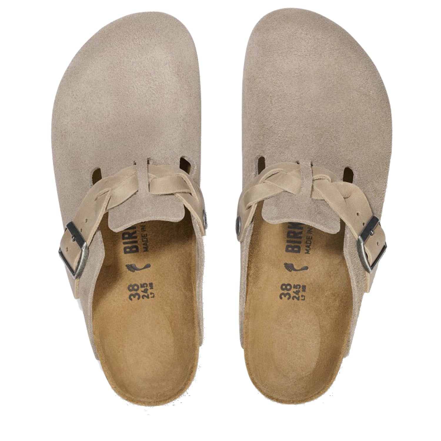Birkenstock Boston Braid /Oiled Women's Clogs Taupe