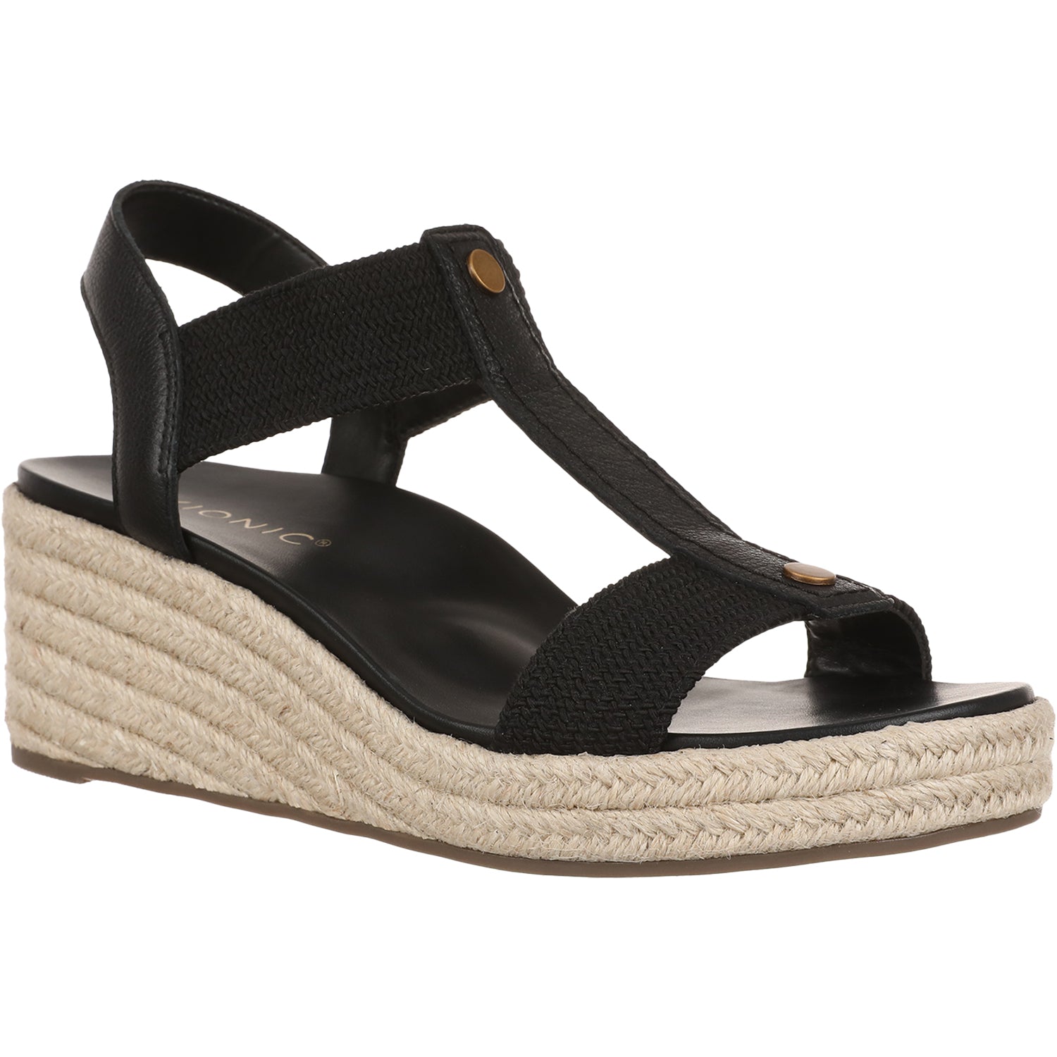 Vionic Calera Wedge Women's Wedge Sandals Black