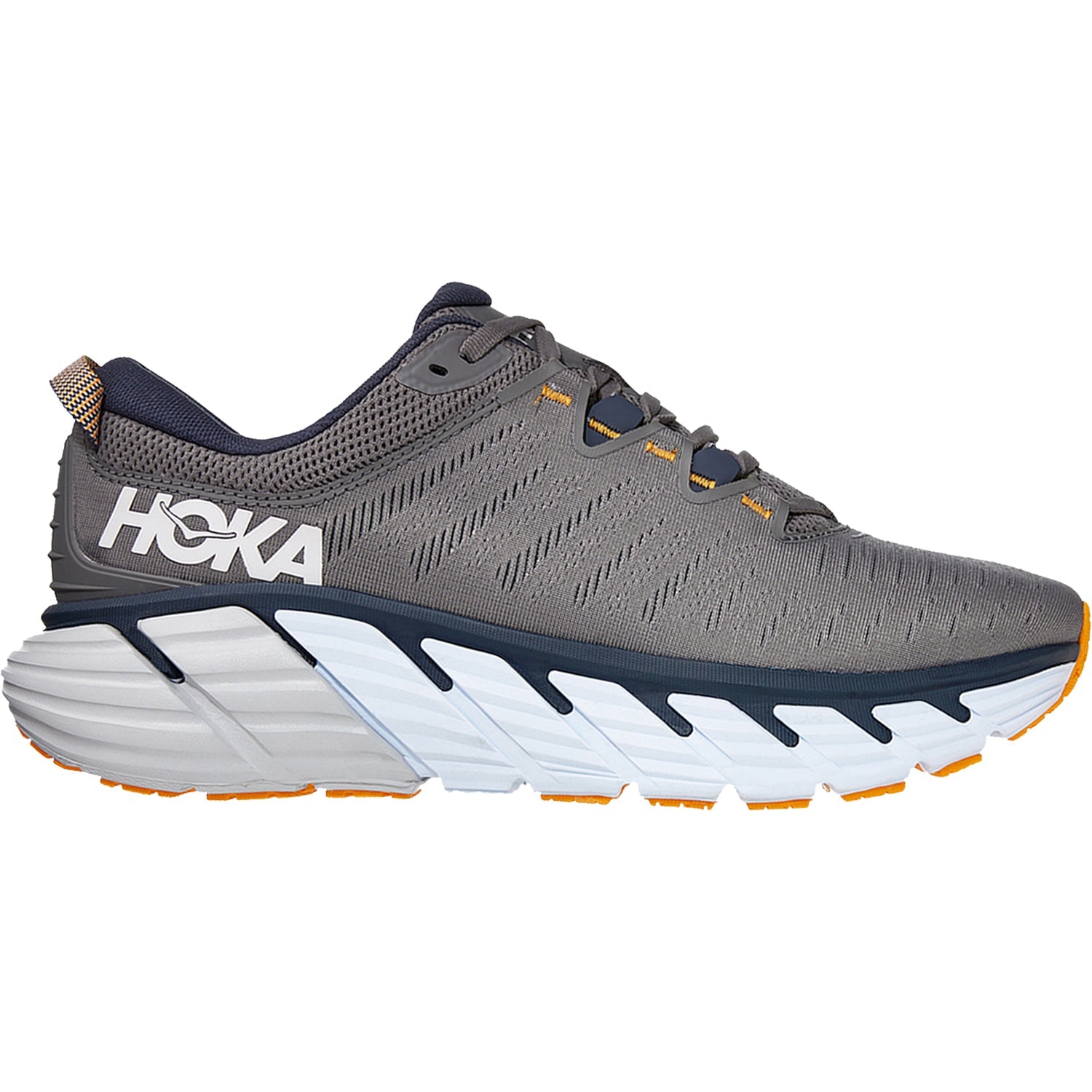 Hoka Gaviota 3 Men's Running Shoes Charcoal Grey/Ombre Blue Mesh