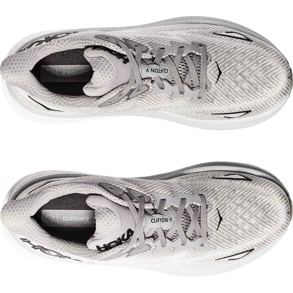 Hoka Clifton 9 (Neutral Support) Men's Running Shoes Harbor Mist/Black Mesh