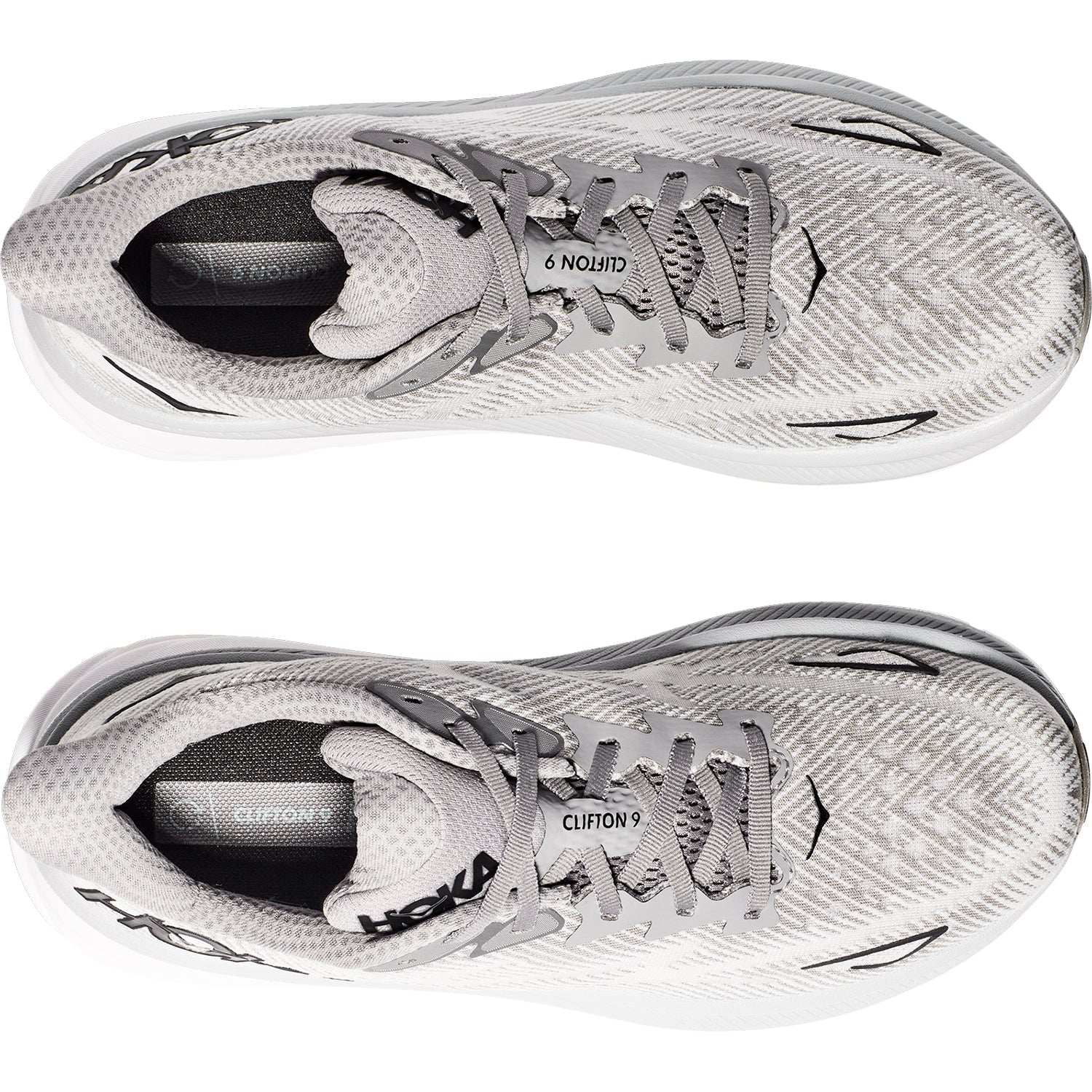 Hoka Clifton 9 (Neutral Support) Men's Running Shoes Harbor Mist/Black Mesh