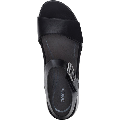 Aetrex Ariel Women's Wedge Sandals Black