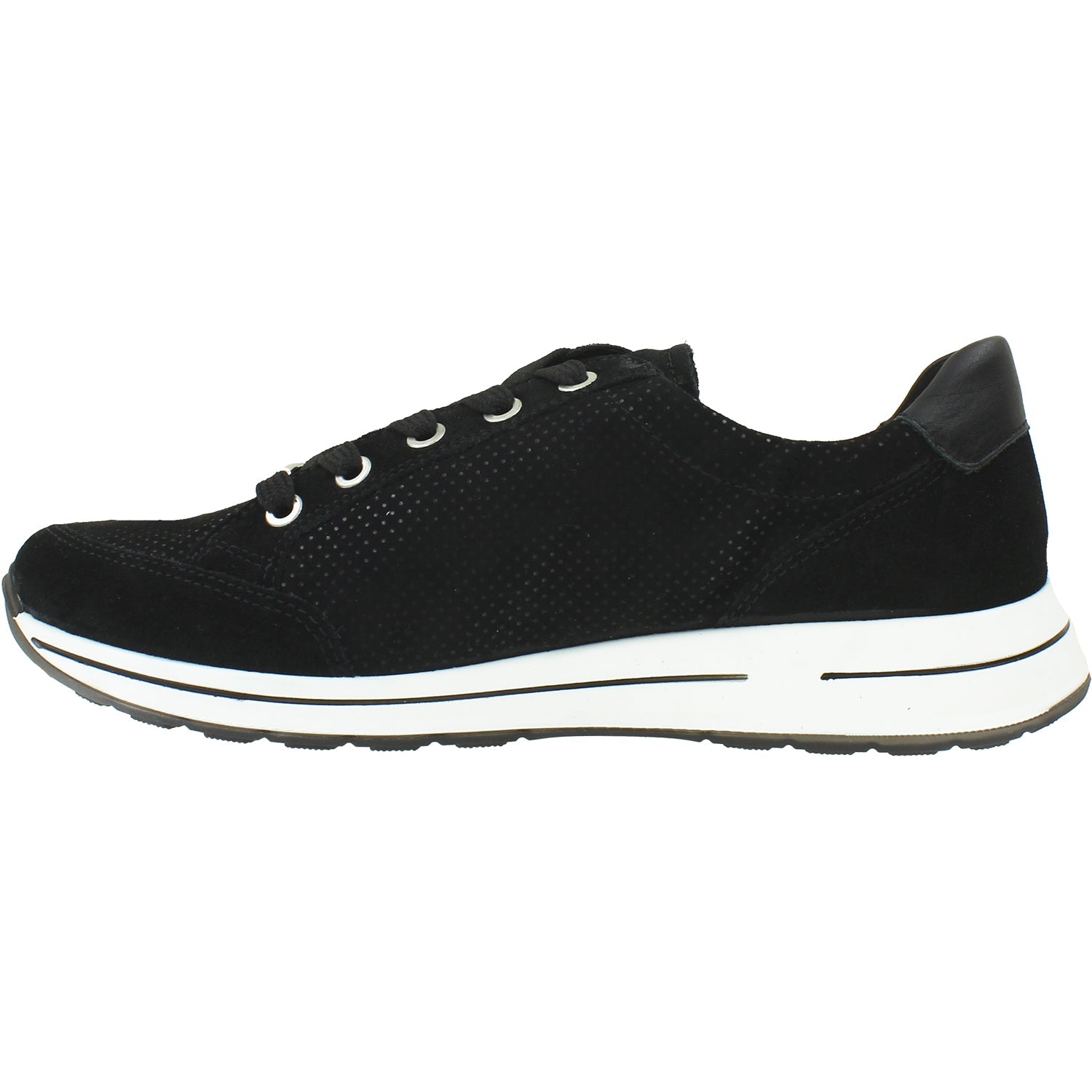 Ara Oleanna Women's Sneakers Black Suede/Puntkid