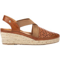 Pikolinos Benidorm W4A-1546 Women's Wedge Sandals Brandy