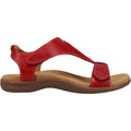 Taos The Show Women's Sandals Red Leather