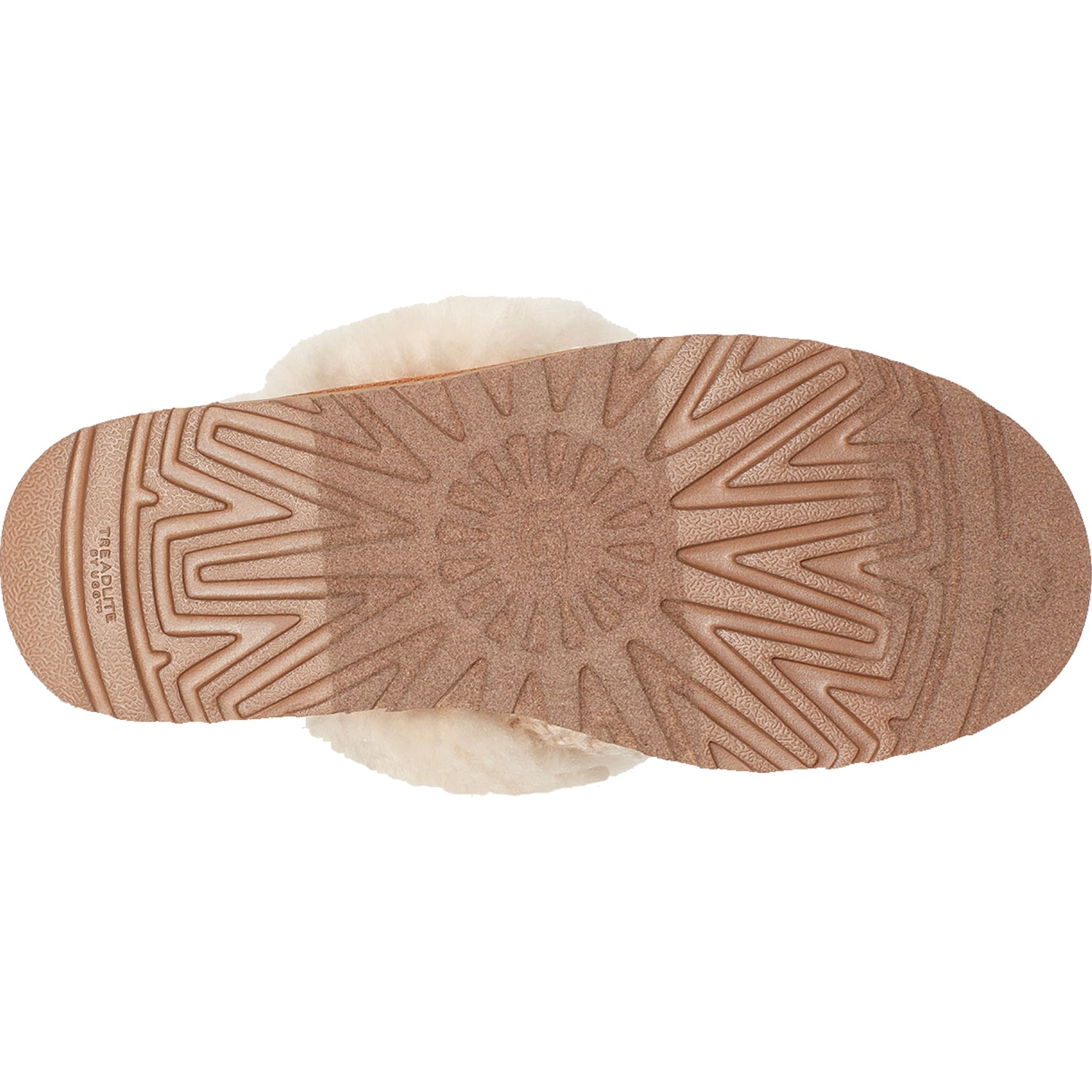 UGG Cozy Women's Knit Slippers Cream Knit Fabric