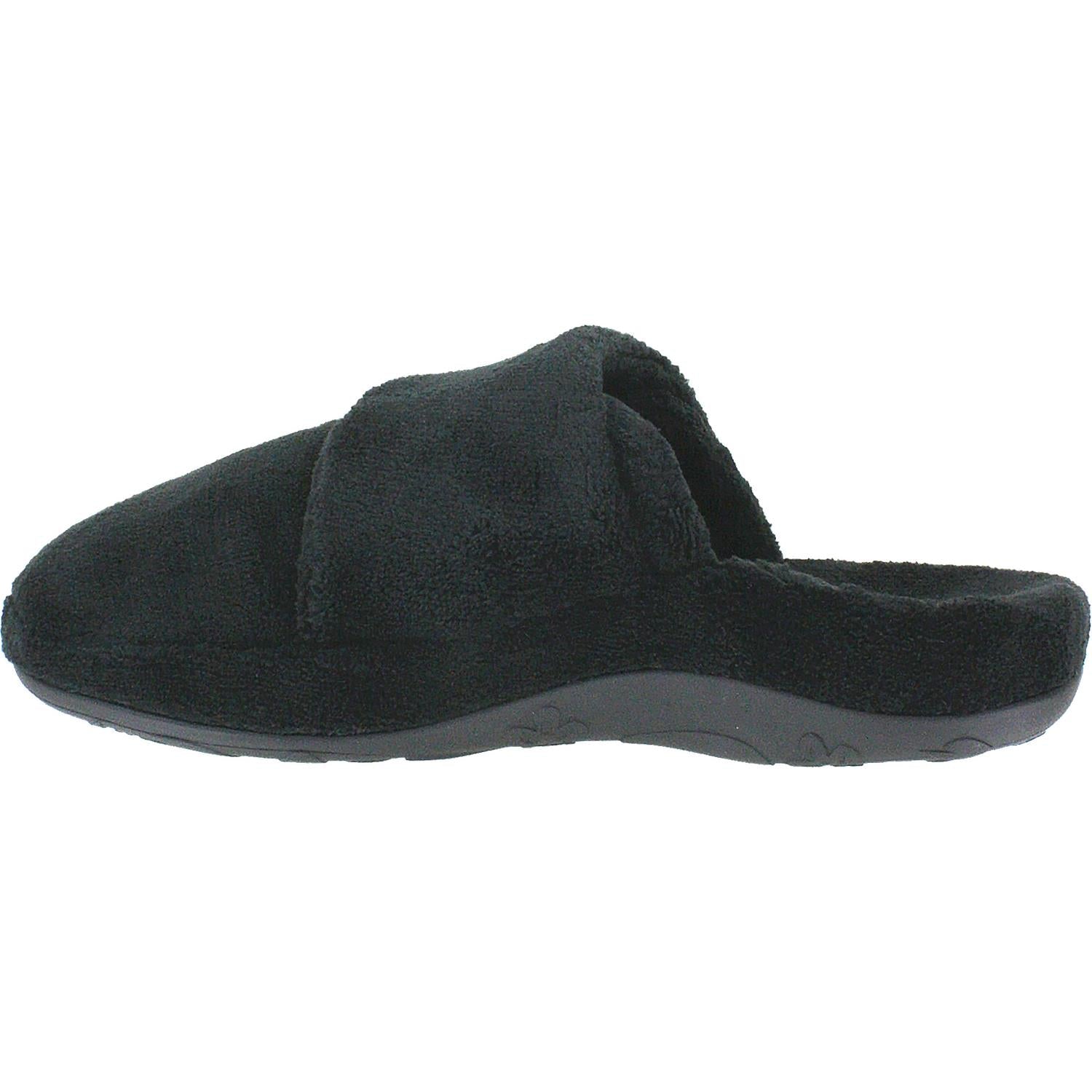 Aetrex Mandy Women's Slippers Black Terrycloth