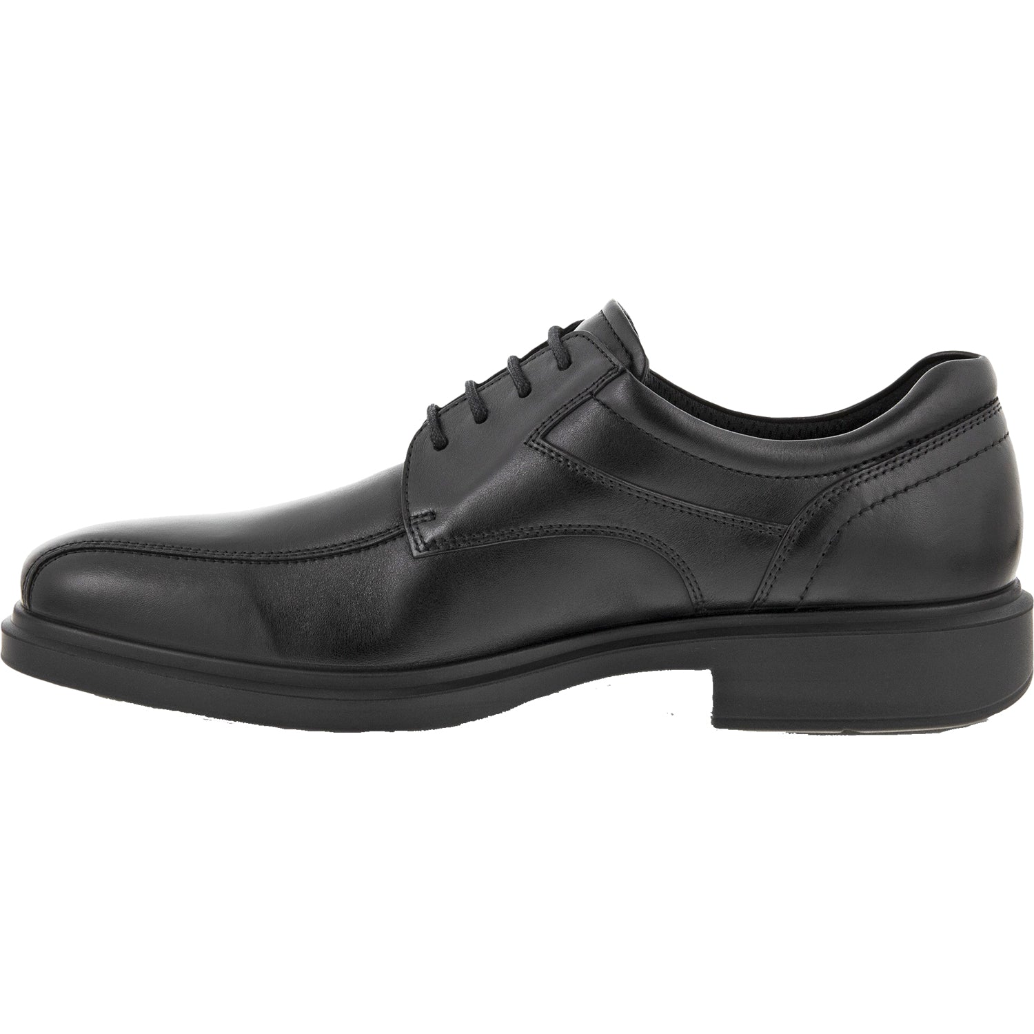 Ecco Helsinki 20 Bike Toe Tie Men's Dress Shoes Black Leather