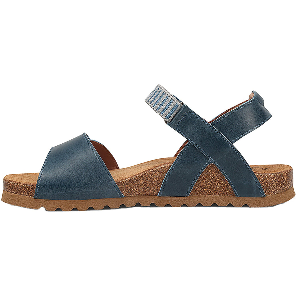 Taos Symbol Women's Sandals Petrol Blue Leather