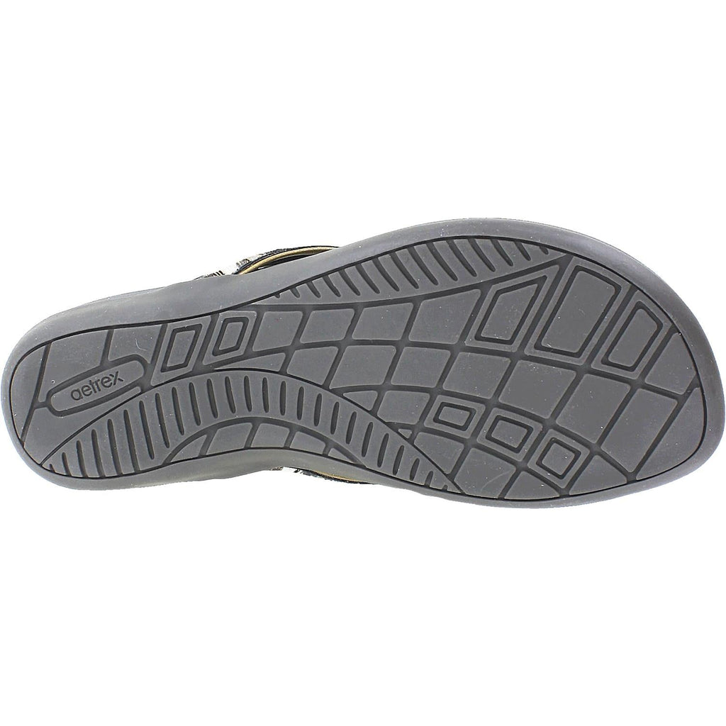 Aetrex Gwen Women's Flip Flopss Pewter Synthetic