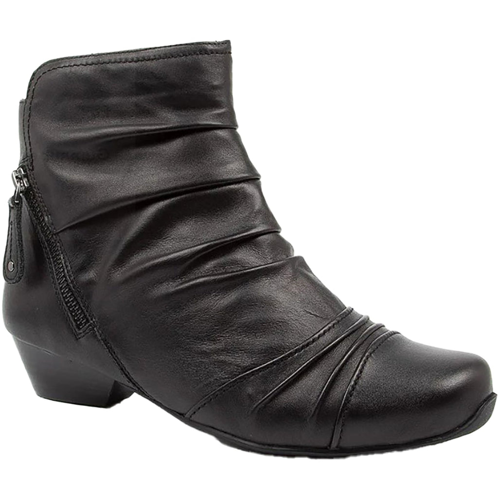 Ziera Camryn Wide Women's Boots Black Leather