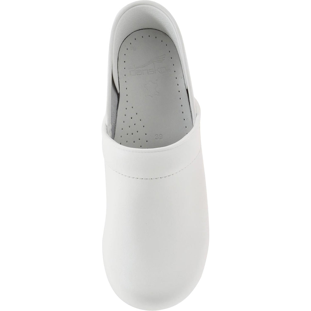 Dansko Professional Clog Women's White Box Leather