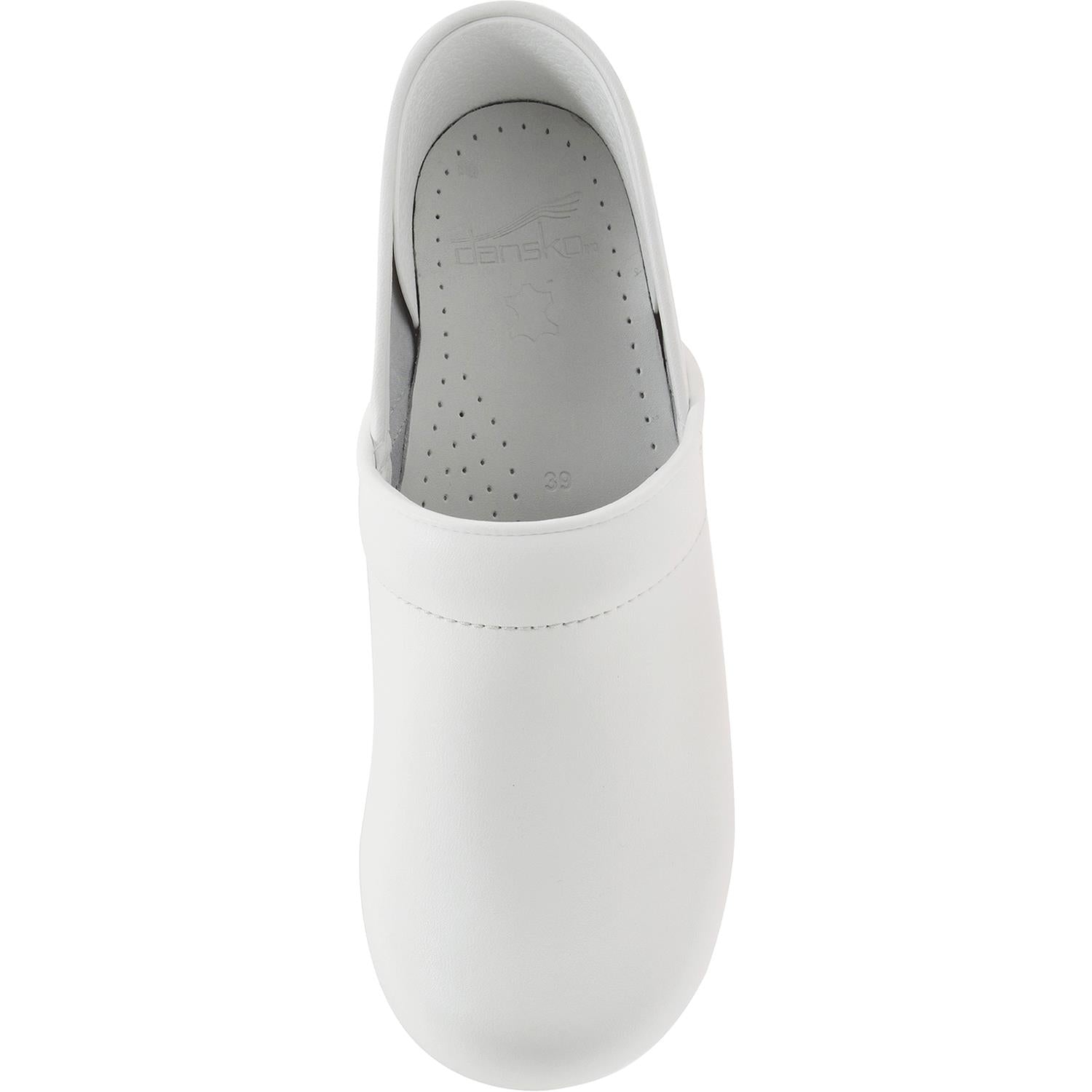 Dansko Professional Clog Women's White Box Leather