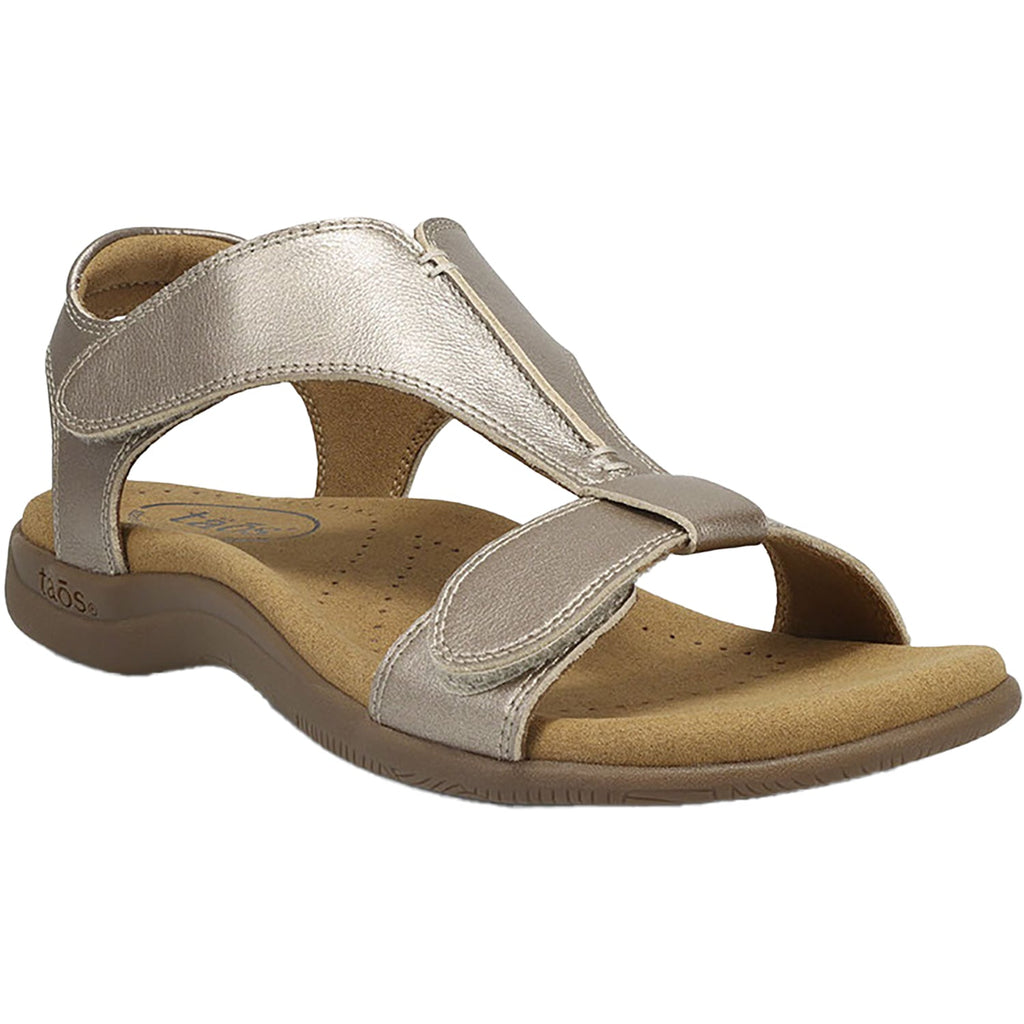 Taos The Show Women's Sandals Champagne Leather