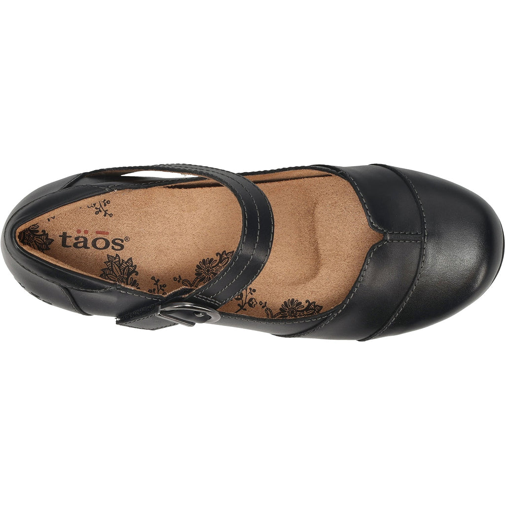 Taos Routine Women's Mary Janes Black Leather