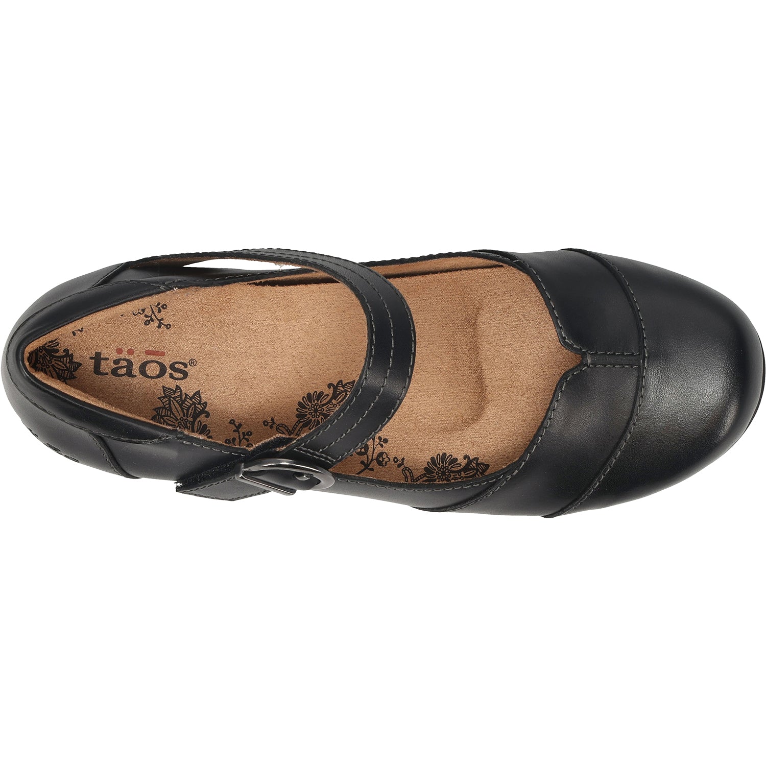 Taos Routine Women's Mary Janes Black Leather
