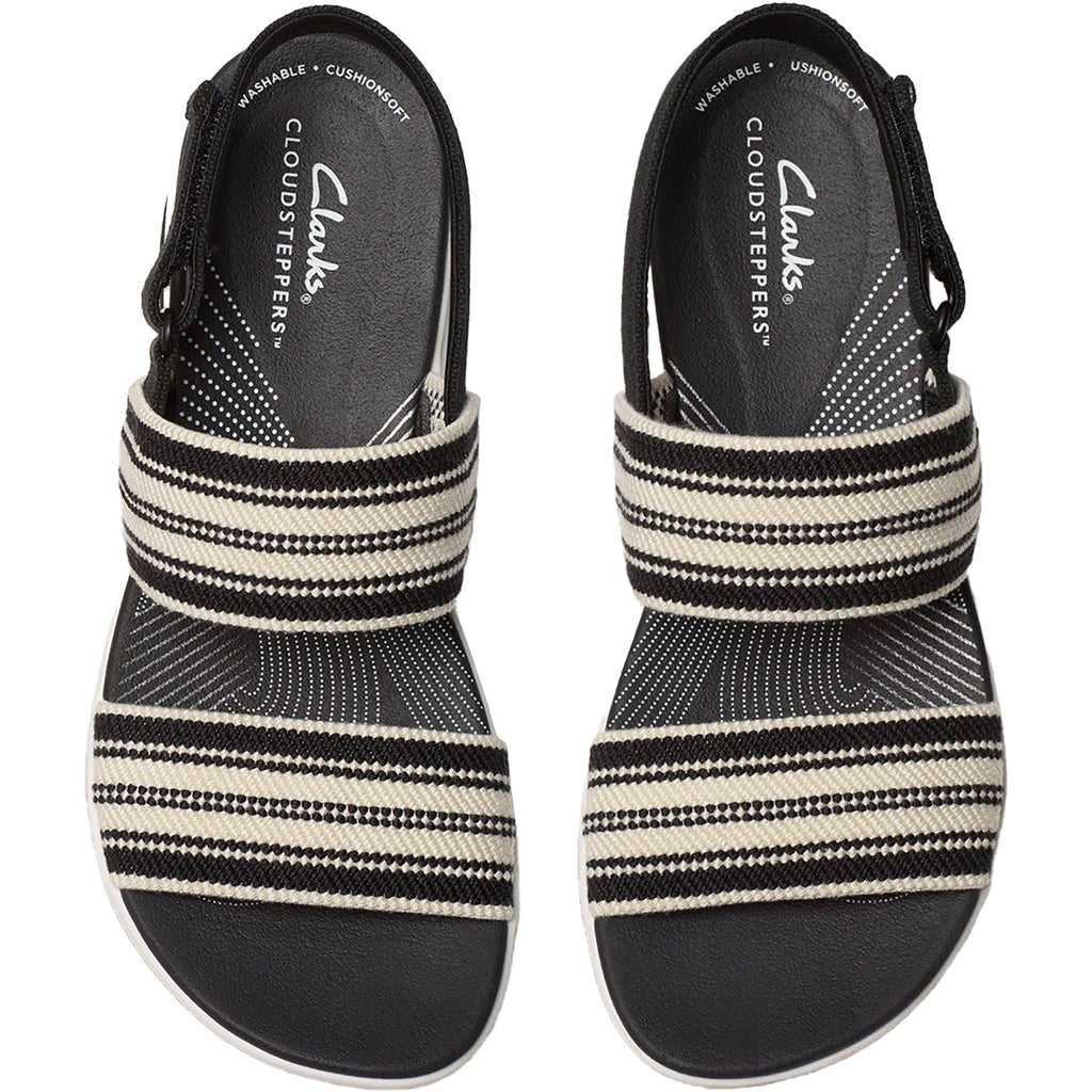 Clarks Cloudsteppers Arla Stroll Women's Sandals Black Multi Knit Synthetic