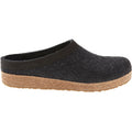 Haflinger GZL Unisex Clogs Charcoal Wool Felt