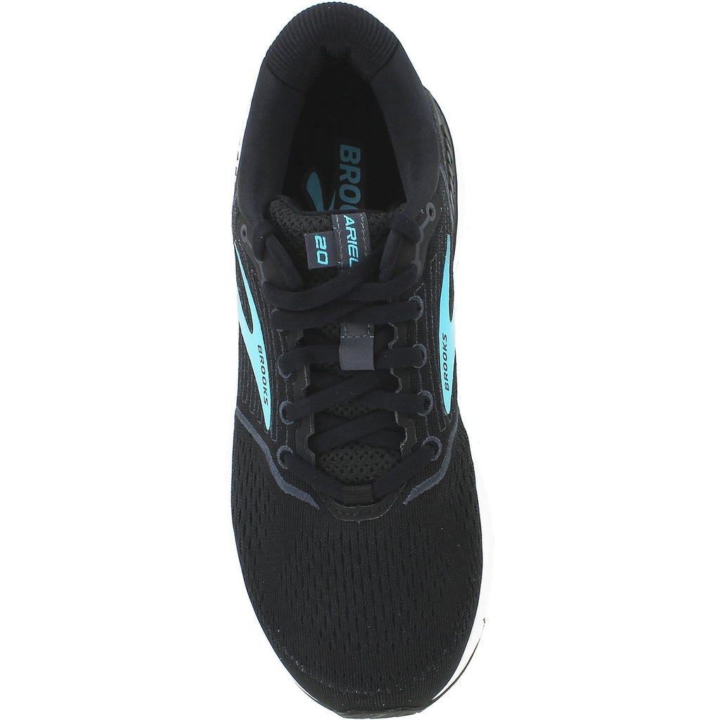 Brooks Ariel 20 Women's Running Shoes Black/Ebony/Blue Mesh