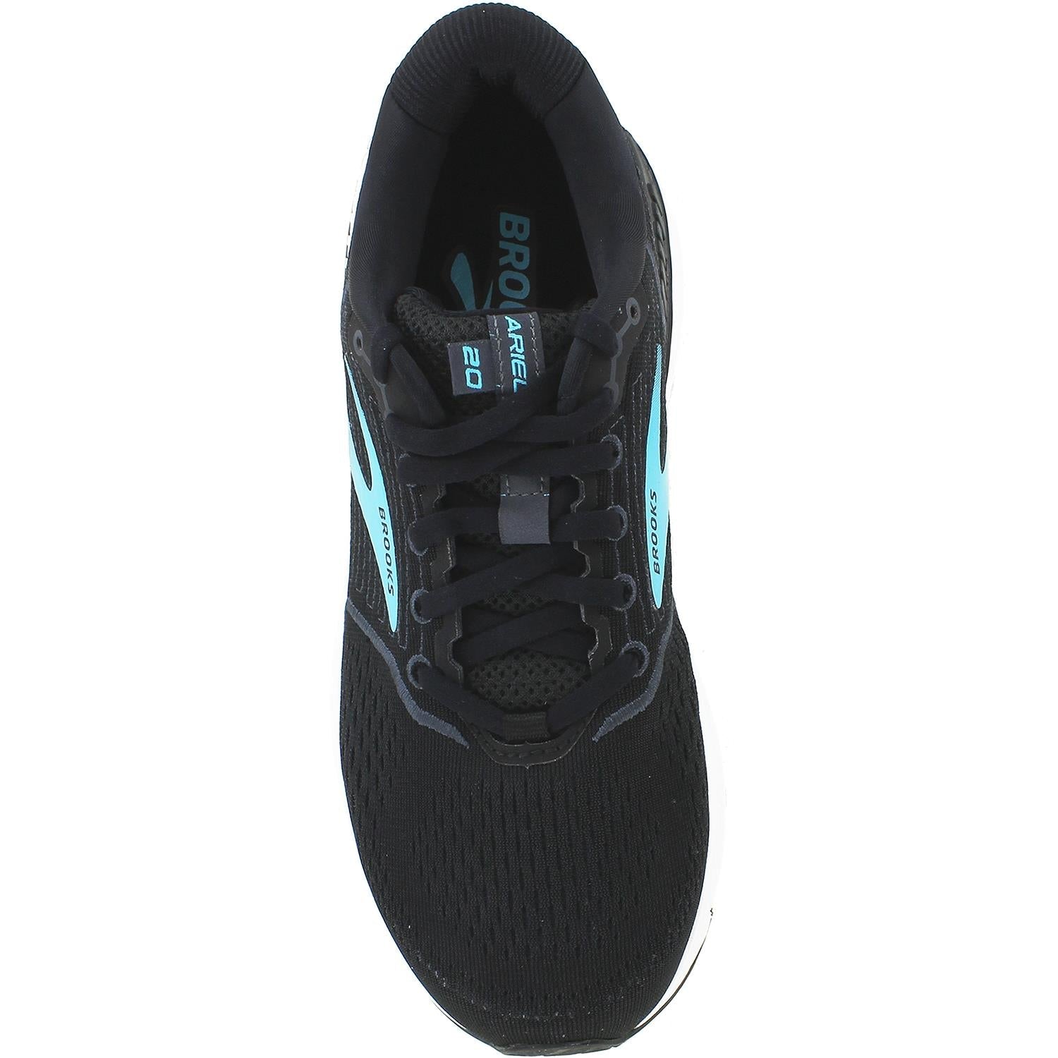 Brooks Ariel 20 Women's Running Shoes Black/Ebony/Blue Mesh