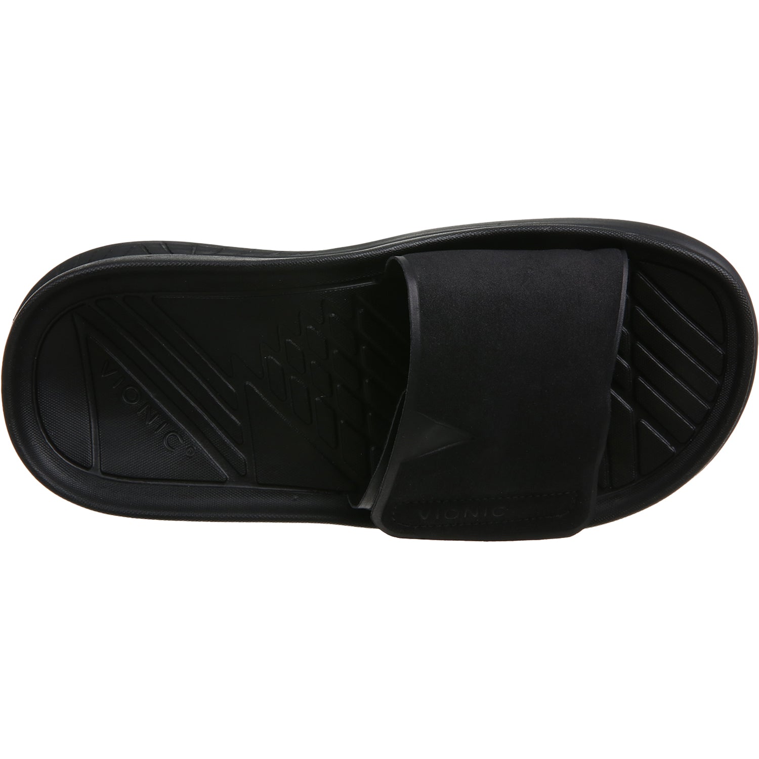 Vionic Rejuvenate Unisex Recovery Sandals Black Synthetic