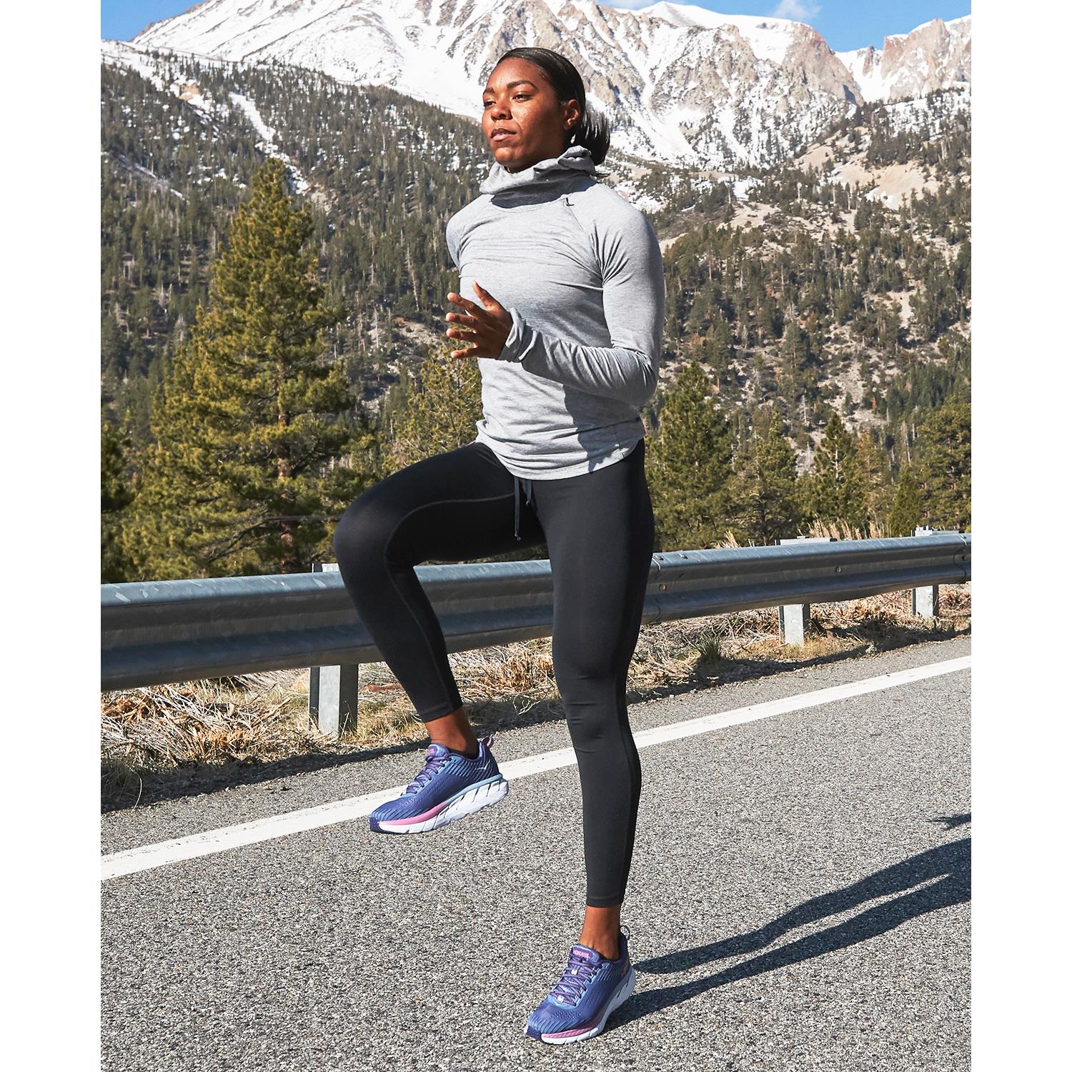 Hoka Clifton 5 Women's Running Shoes Alloy/Metal Mesh