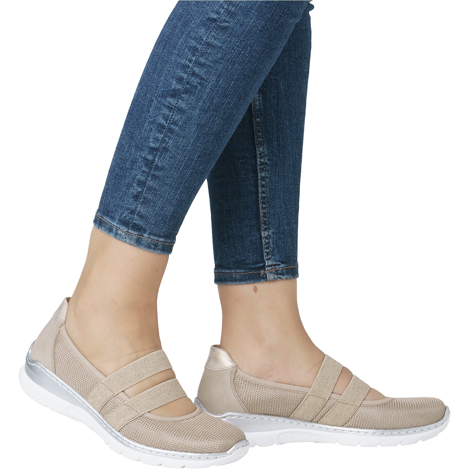 Rieker L3281-62 Women's Shoes Lehm/Ginger/Muschel