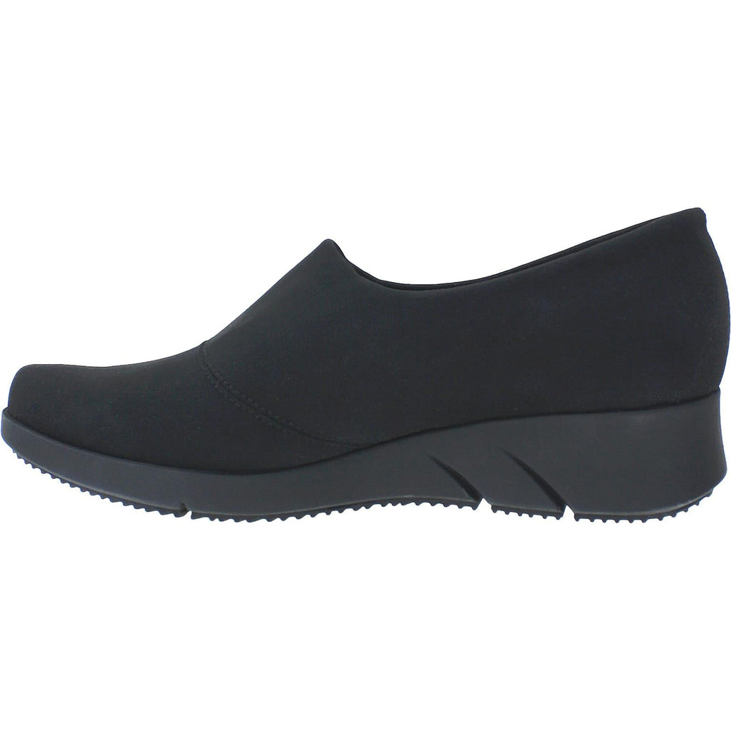 Mephisto Molly GT Women's Waterproof Slip Ons Black Stretch Fabric