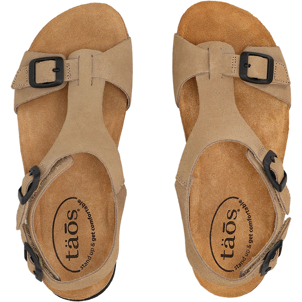Taos MVP Women's Sandals Oat Suede