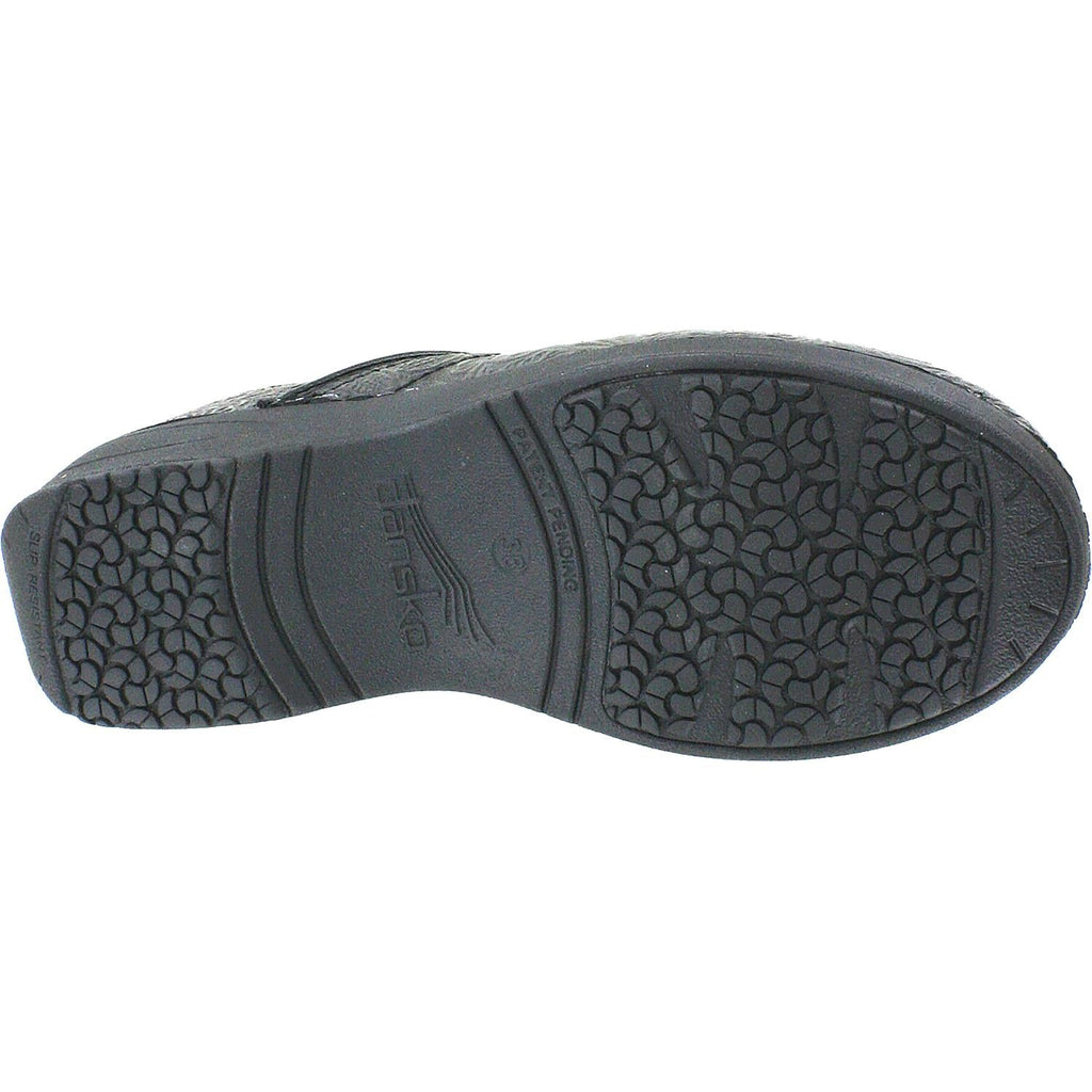 Dansko XP 20 Women's Clogs Black Floral Tooled Leather