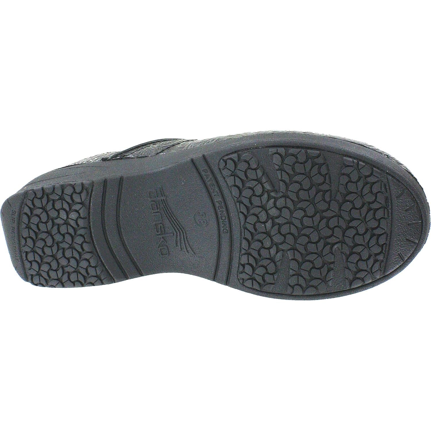 Dansko XP 20 Women's Clogs Black Floral Tooled Leather
