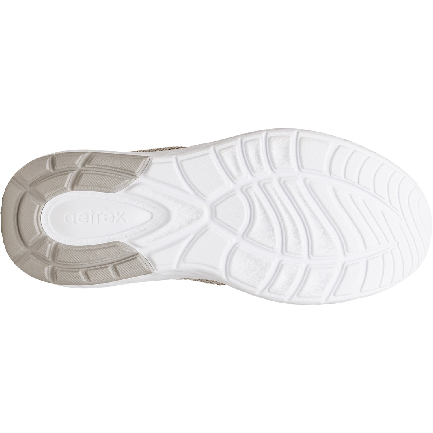 Aetrex Harley Women's Slip On Sneakers Taupe Mesh