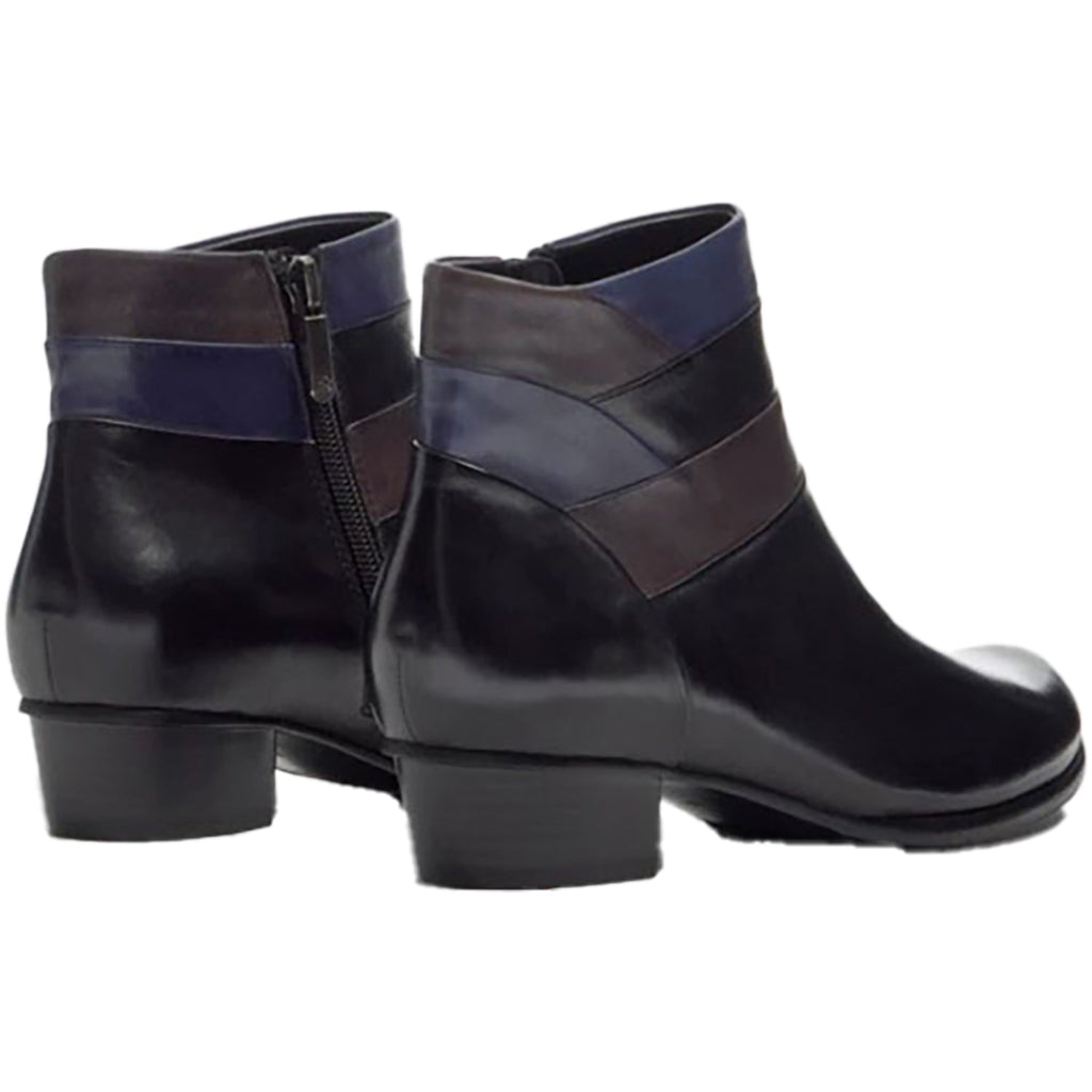 Regarde Le Ciel Stefany-390 Women's Boots Black/Muddy/Melanzana Leather