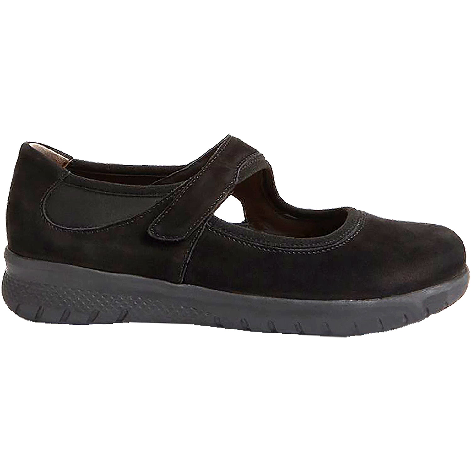 Ziera Silvani Women's Mary Janes Black Nubuck
