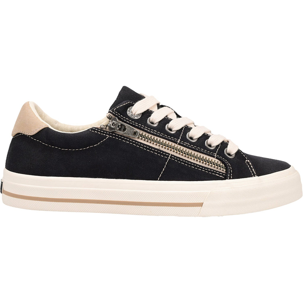 Taos Z Soul Women's Sneakers Black/Tan Distressed Canvas