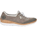 Rieker N42F1-40 Nikita F1 Women's Sneakers Cement/Dust Silver Suede