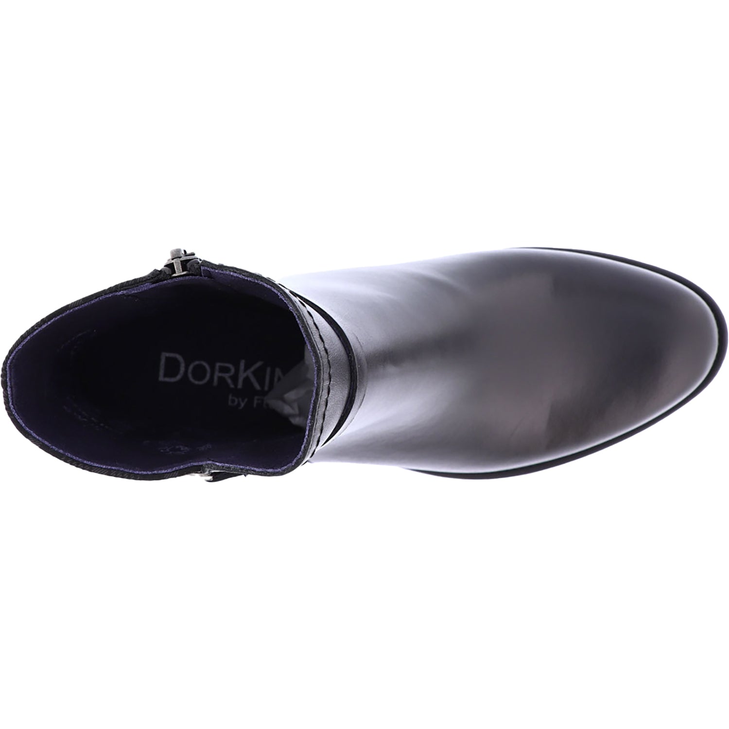 Women's Dorking Chiara D9133-101792 Black Leather/Plaid