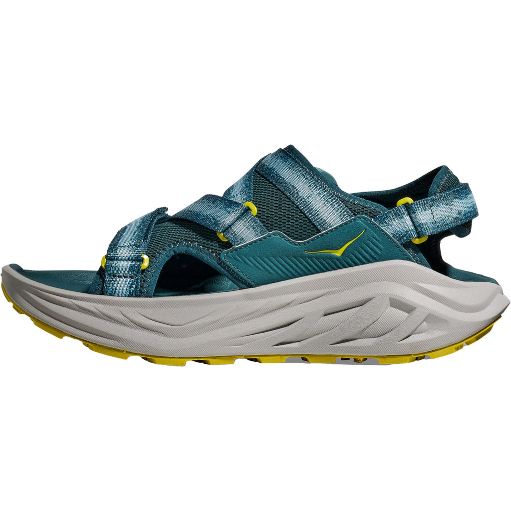 Hoka Infini Hike TC Men's Athletic Shoes Trail/Hiking Twilight/Pea Green Synthetic