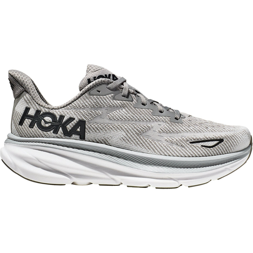 Hoka Clifton 9 (Neutral Support) Men's Running Shoes Harbor Mist/Black Mesh