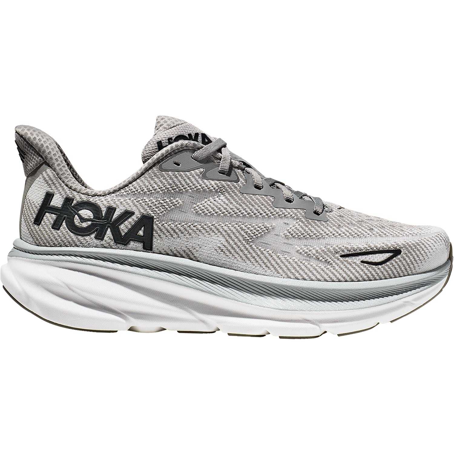 Hoka Clifton 9 (Neutral Support) Men's Running Shoes Harbor Mist/Black Mesh
