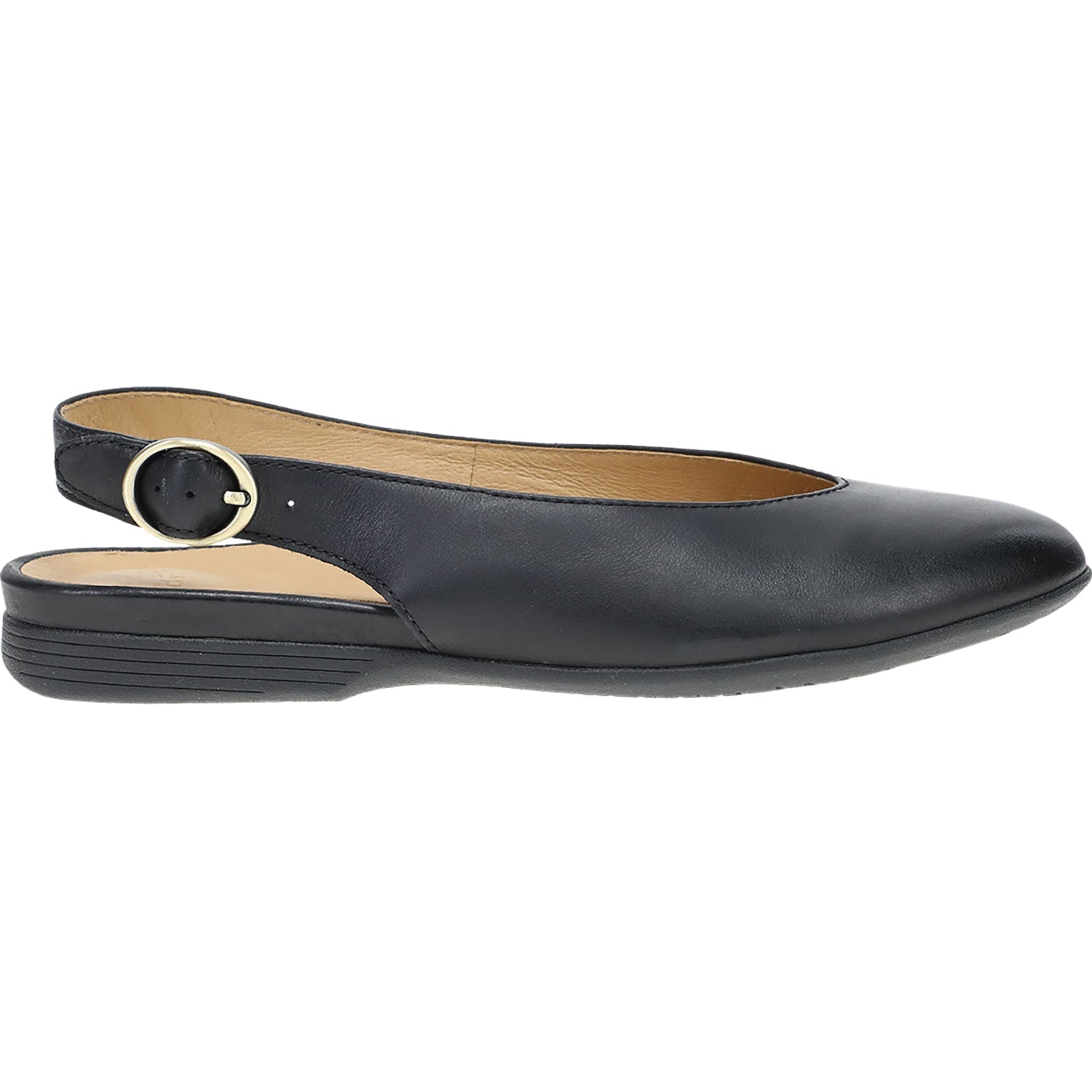 Dansko Lea Women's Flats Black Burnished Nappa Leather