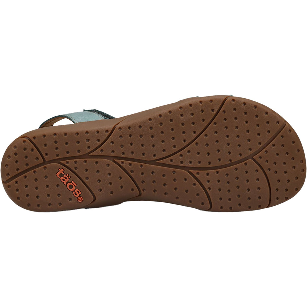 Taos Trophy 2 Women's Backstrap Sandals Teal Leather