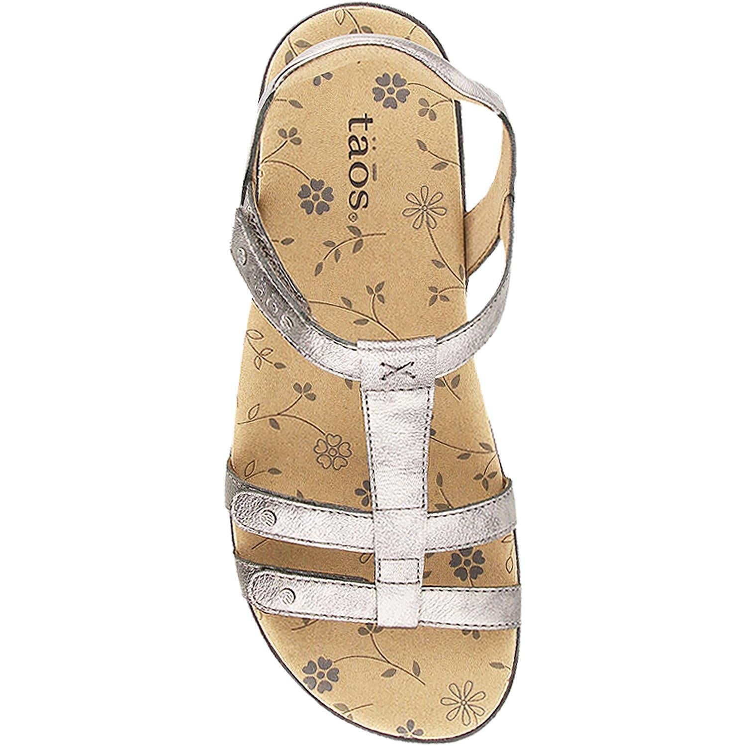 Taos Trophy 2 Women's Sandals Pewter Leather