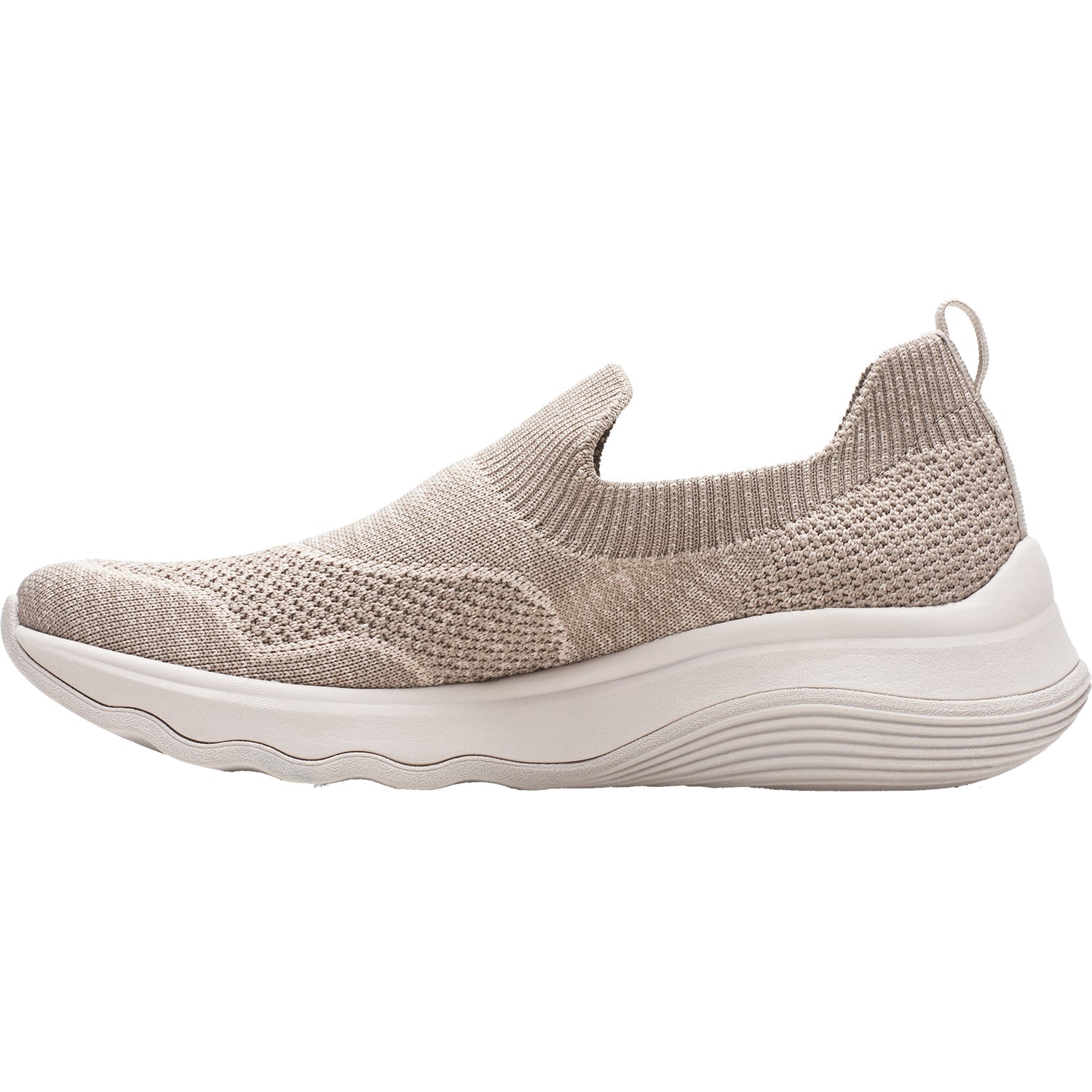 Clarks Cloudsteppers Circuit Path Women's Slip On Sneakers Mauve Knit Fabric