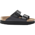 Birkenstock Papillio Arizona Platform Vegan Women's Sandals Black Birko-Flor