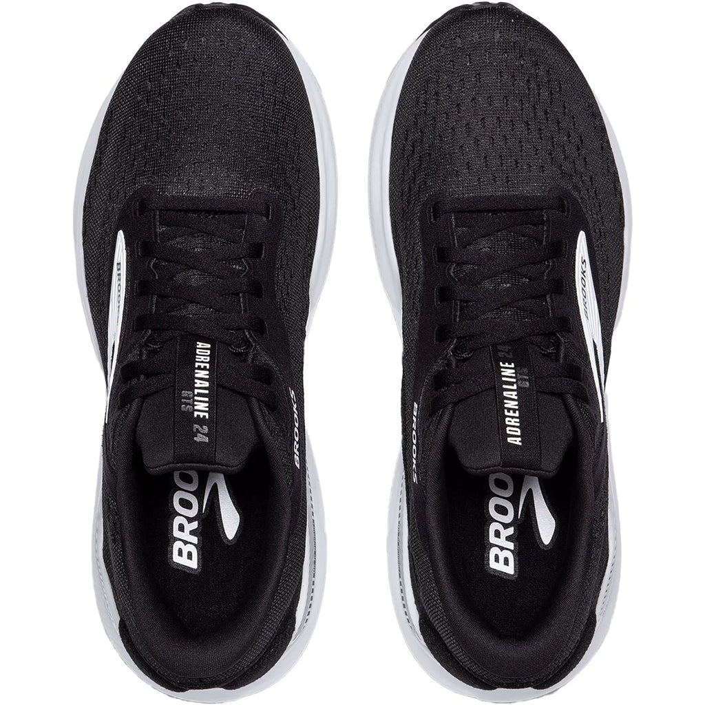 Brooks Adrenaline GTS 24 Stability Mesh (Stability Support) Women's Running Shoes Black/White